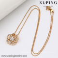 32699 Xuping high quality well design magnet flower shaped pendant vogue gold jewellery designs photos